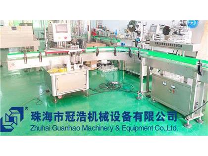 旋蓋機(jī)，鋁箔封口機(jī)，貼標(biāo)機(jī)，噴碼機(jī)，整套生產(chǎn)線已完成生產(chǎn)送貨至客戶公司
